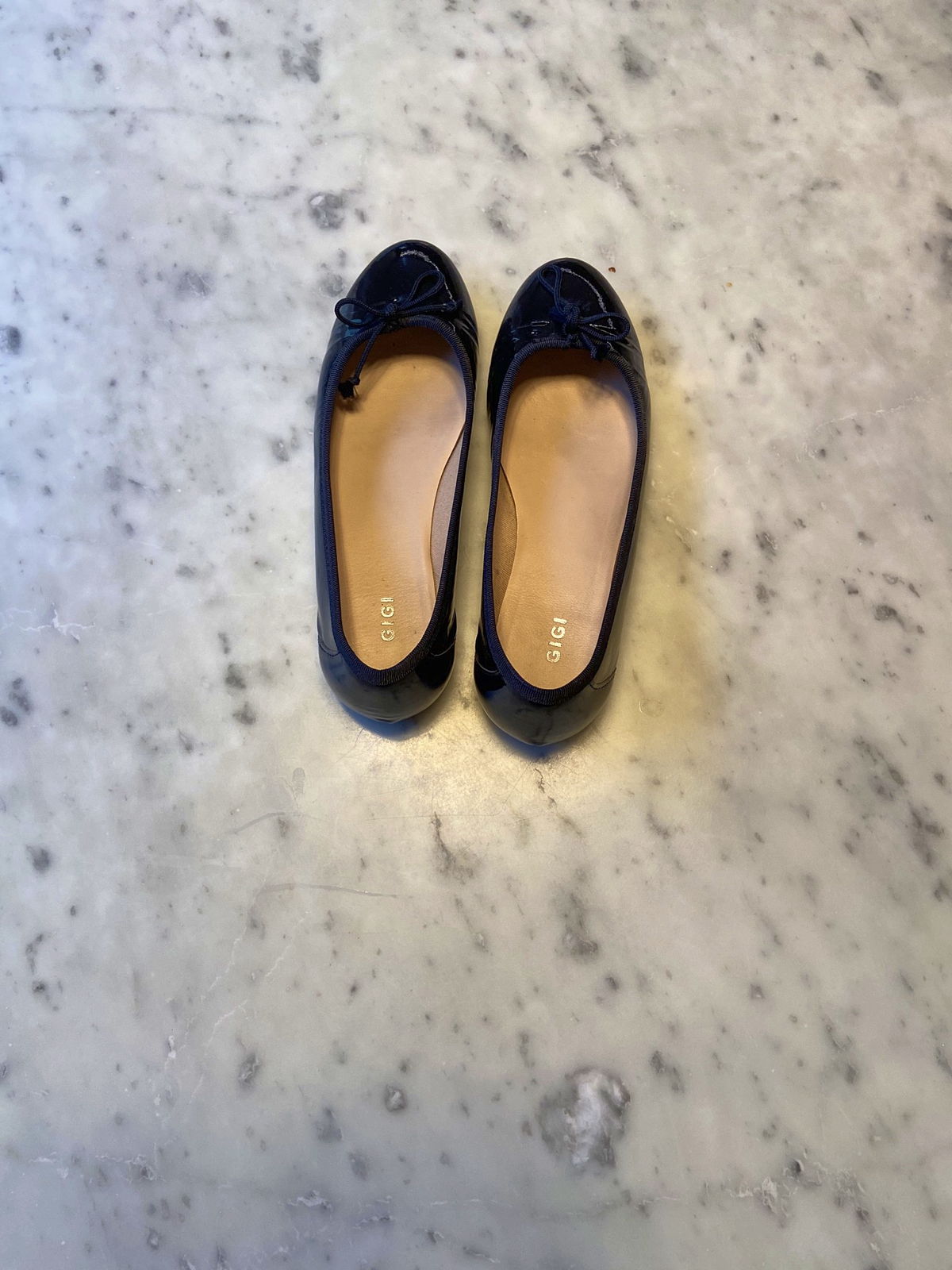 ballerines fille bleu marine