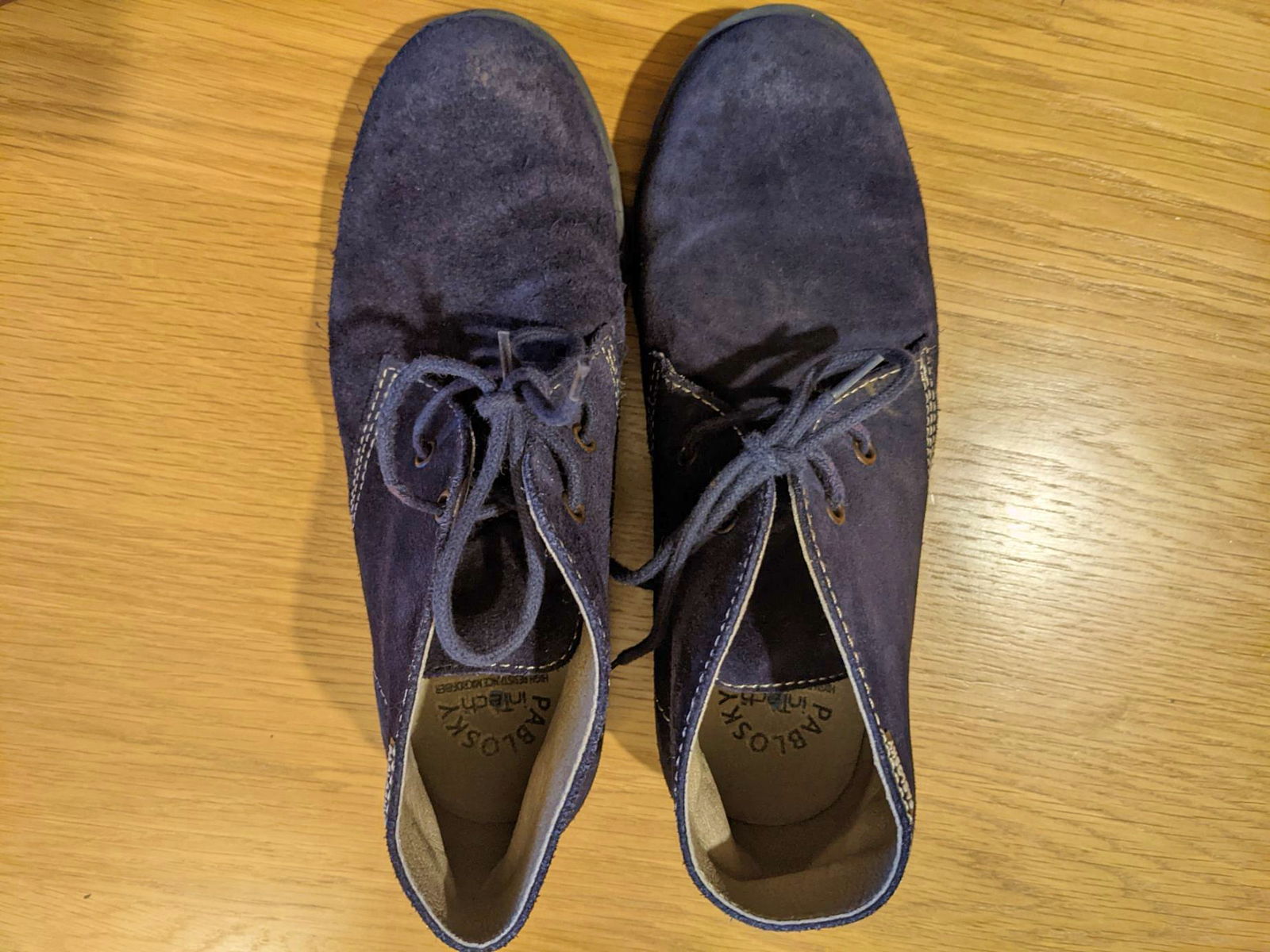 chaussures bleues marine femme