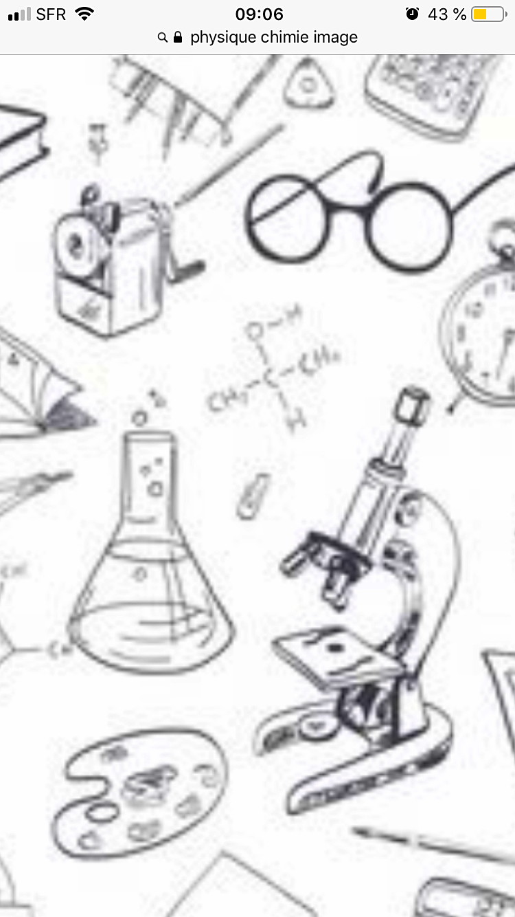 Dessin Page De Garde Physique Chimie