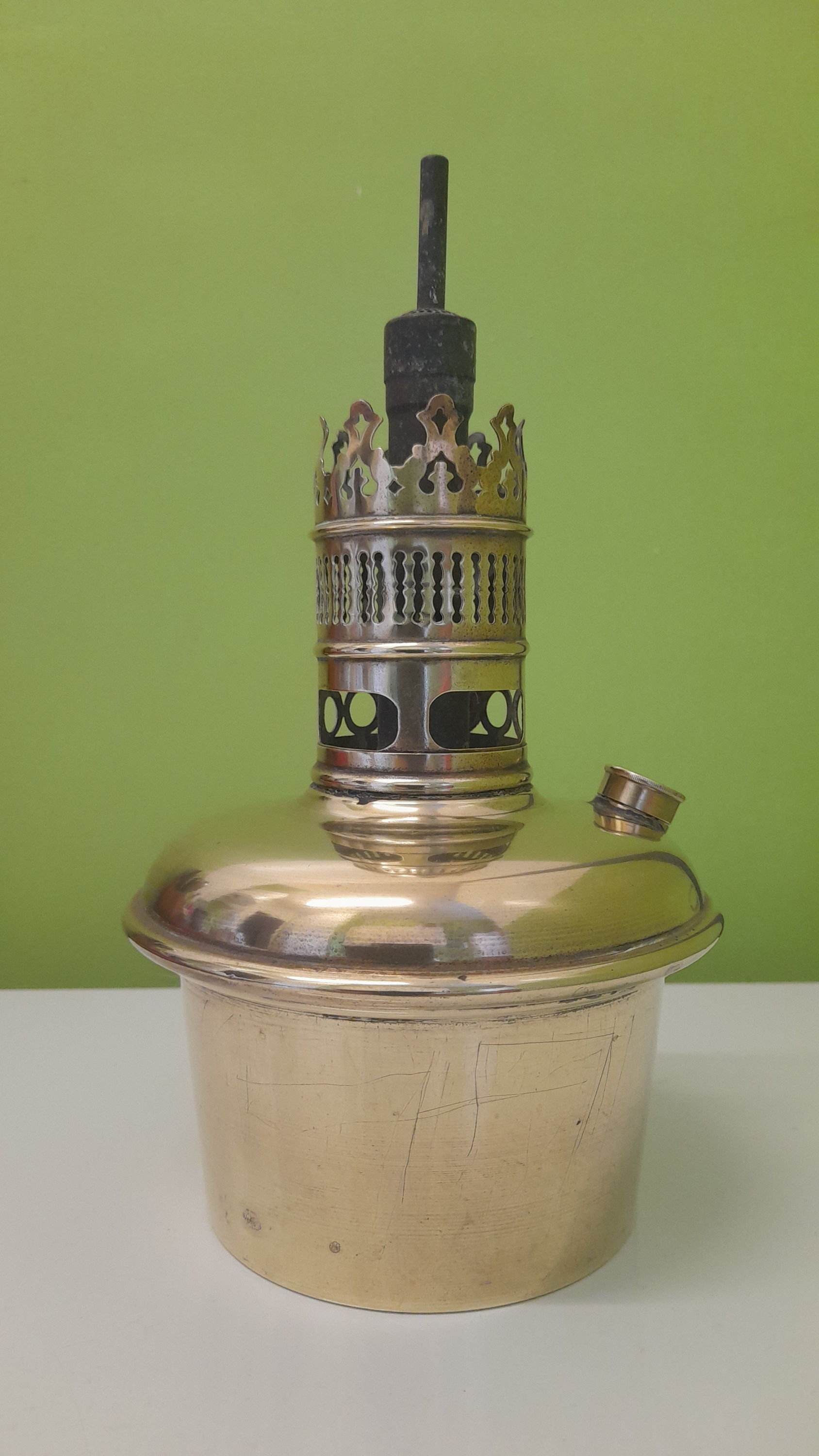 ANCIENNE LAMPE À essence Titus Tito Landi incomplète EUR 15,00