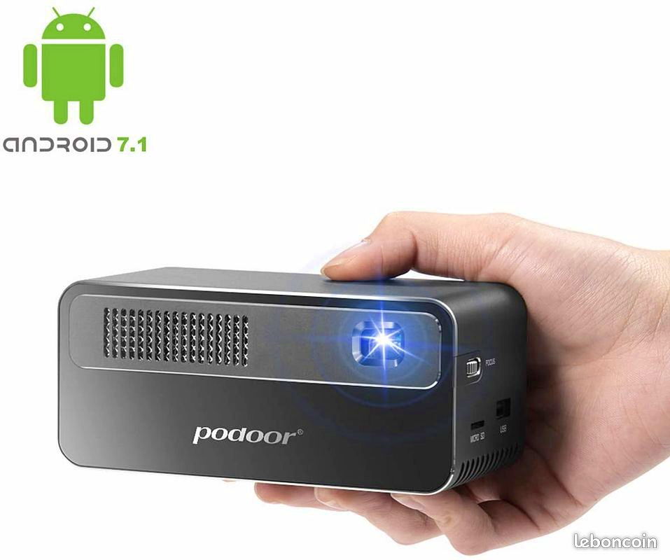 Pico video Projecteur PODOOR haut de gamme Android7.1 WiFi sur Gens de